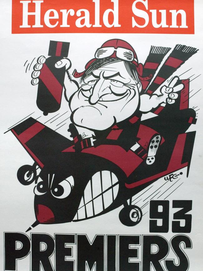 Weg Essendon 1993 premiership poster.