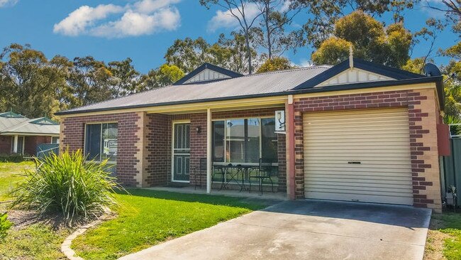 The three-bedroom house at18 Jamison Park Drive, Kangaroo Flat, is for sale for $425,000-$465,000.