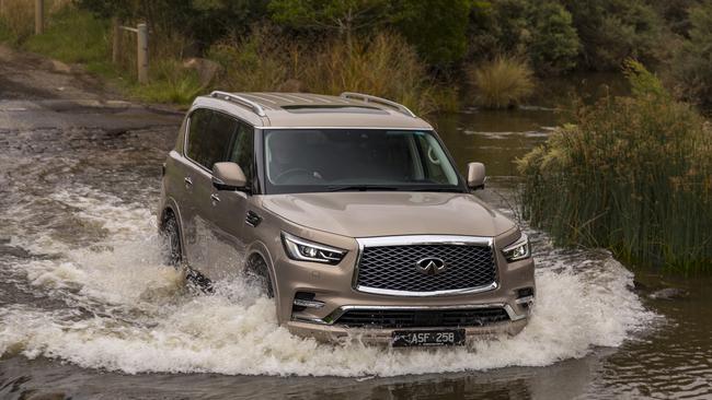 Infiniti’s rugged QX80 is struggling to make a mark in Australia despite success overseas. Picture: Supplied.