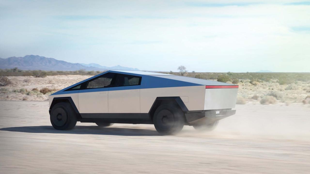 Tesla’s Cybertruck will have unconventional styling.