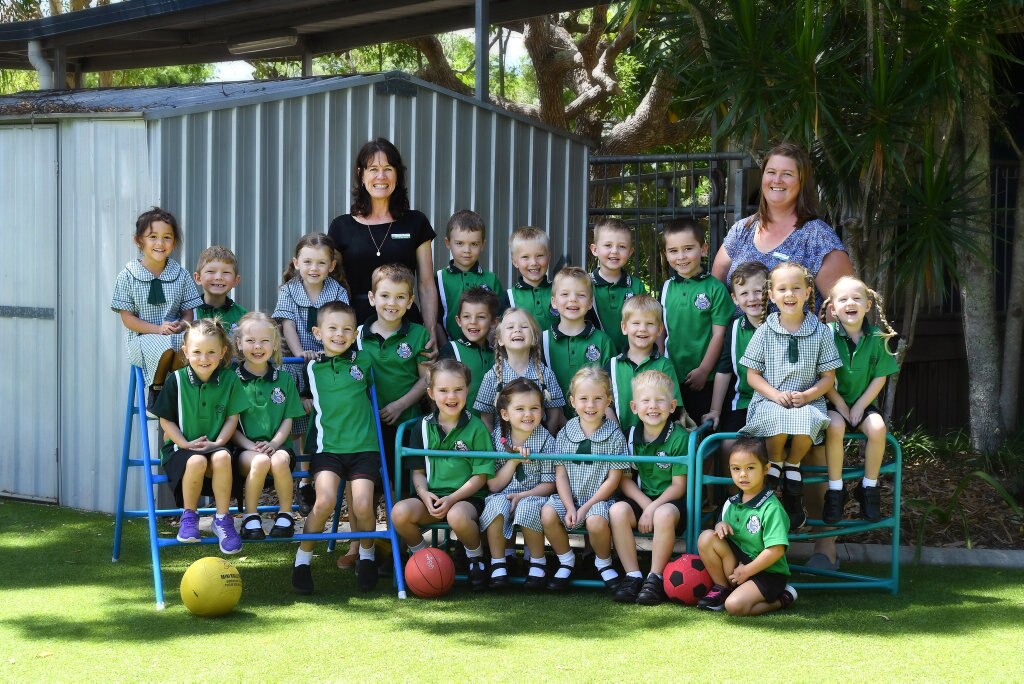 JONES HILL PREP PD: (Back from left) Alani Pita, James Lyne, Sunny McLeay, teacher Mrs Stacey Dodd, Caleb Wyllie, Jack Earl, Marcus Emmerson, Chase Tonkin, teacher aide Mrs Kelda Kraft, (middle row) Jordon Condon, Chaise Freer, Bella Foley, Nate Van Den Berg, Jack McConville, Isaiah Ringland-Valamis.(front row) Lily Franklin, Ava Mills, Levi Bushby, Florence Strong, Layla Albrecht, Stella Dunn, Angus Warne, Dece Roberts, Miah Zillmann and Charlotte Blake-McAulay. Picture: Renee Albrecht