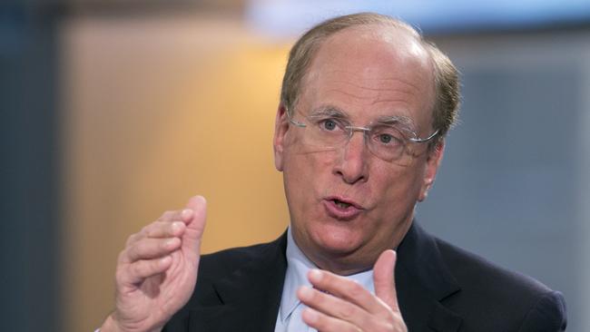 BlackRock Chairman and CEO Laurence Fink. Picture: AP