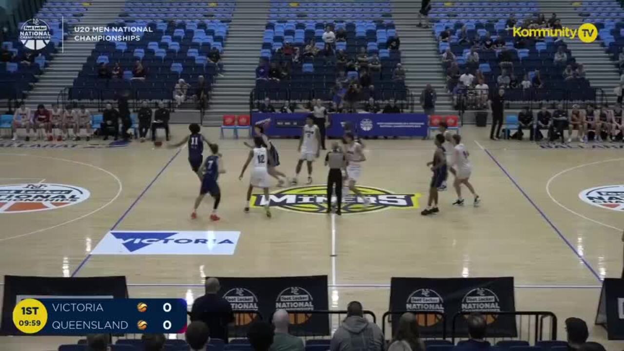 Replay: Victoria v Queensland (U20 Men) - 2025 Basketball Australia U20's & Ivor Burge National Championships Day 1