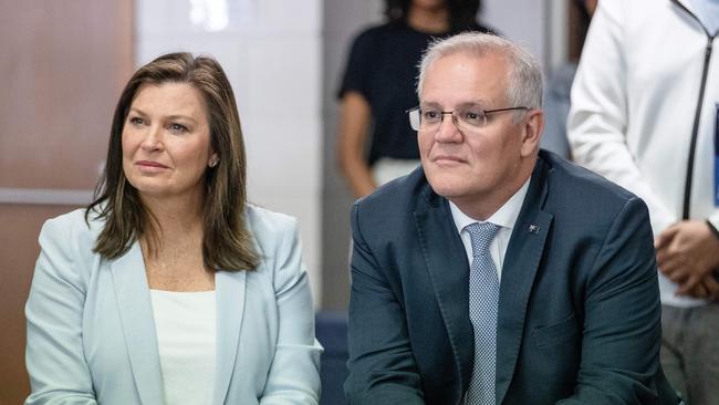 Jenny Morrison, with husband Scott Morrison, has been well received in Gilmore. Picture: Jason Edwards