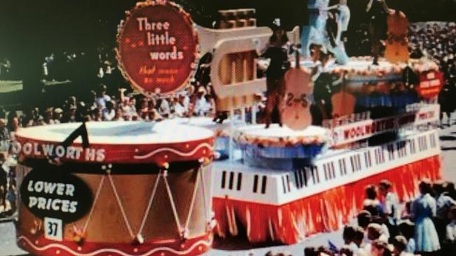 A float in the 1960 Moomba parade.