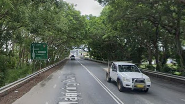 Manning River Drive heading over Martin Bridge into Taree.