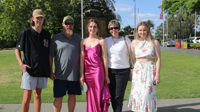 Jake, Grant, Chloe, Jodie and Hayley.