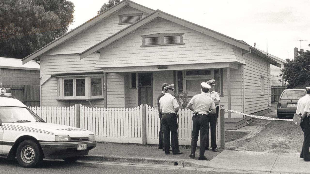 Her body was discovered at this Geelong West home in 1992.