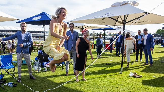 … or schoolyard games. Picture: Jenny Evans/Getty Images