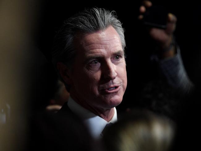 California Governor Gavin Newsom is an outspoken critic of Donald Trump. Picture: AFP