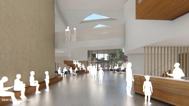 Inside the new B-12 public school to be built at Angle Vale.