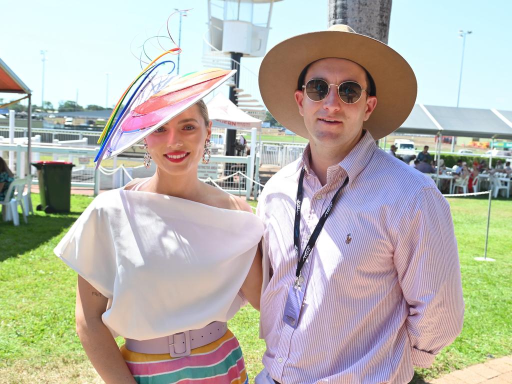 Jaimee Bruggemann and Kurt Siviour at the 2021 Great Northern Darwin Cup. Picture: Julianne Osborne