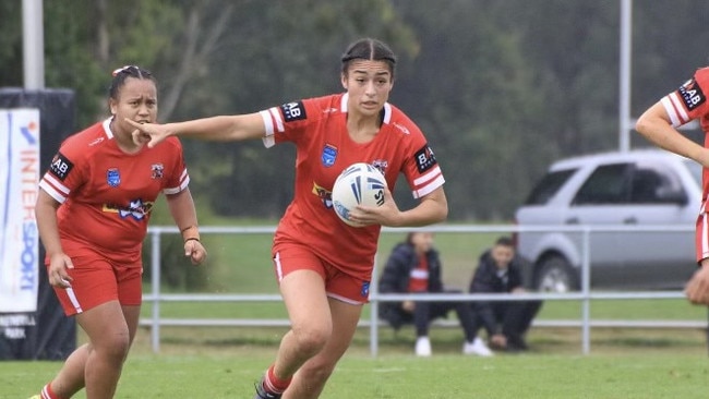 Illawarra Steelers captain Salma Nour scored a second half hat rick against Canberra.