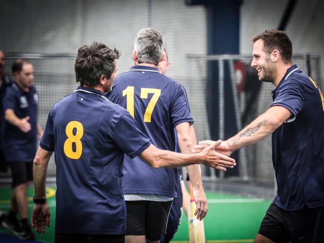 Indoor cricket action on the Gold Coast. Picture: Paul Harris Photographer