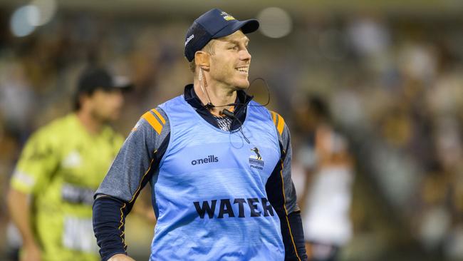 David Pocock running the water for the Brumbies in Super Rugby round one in February. Picture: AAP 