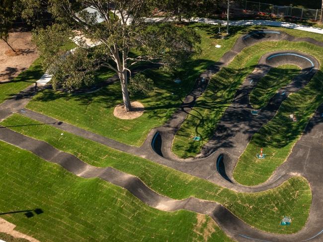 A new pump track has opened at Anzac Park in Maryborough, Queensland, July 28, 2023