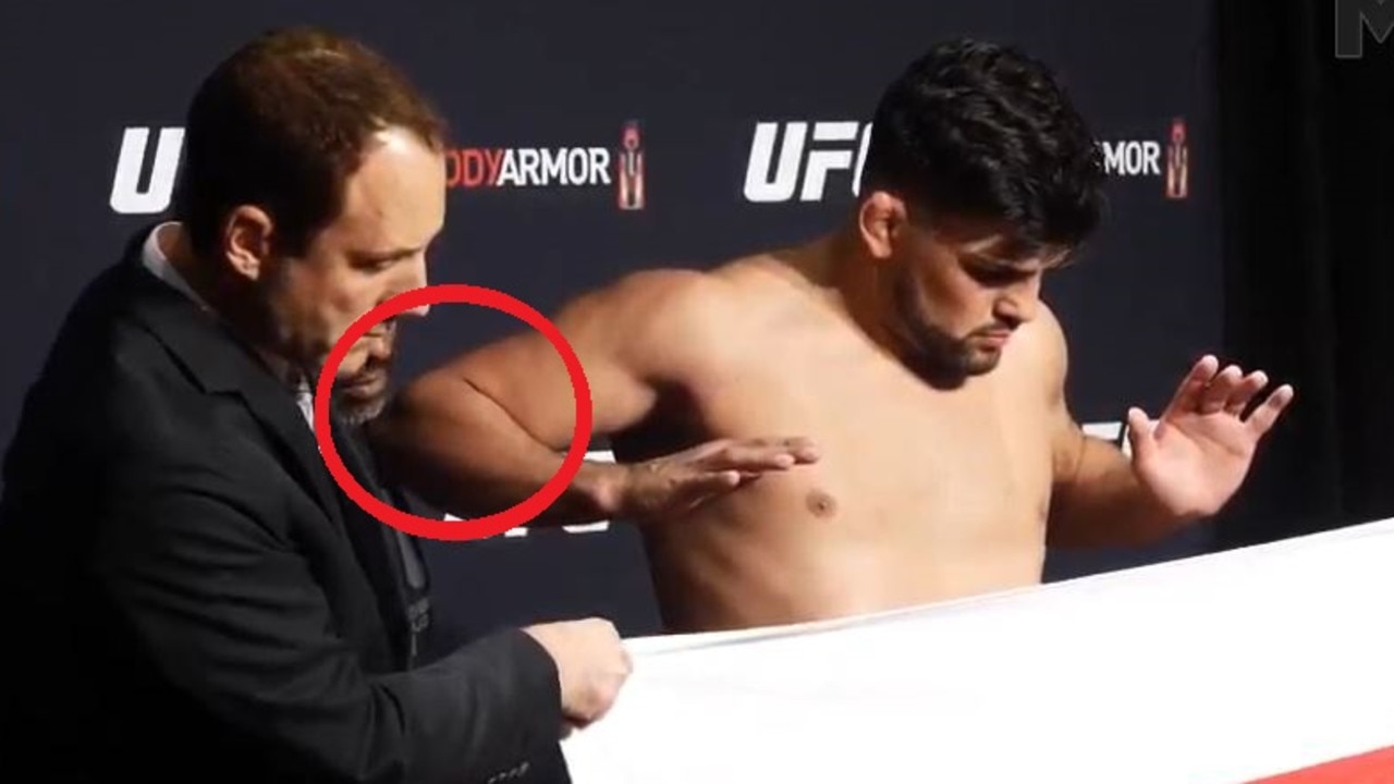 Did Gastelum use this sneaky move to make weight?