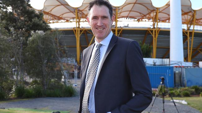 Cricket Australia CEO James Sutherland at Metricon Stadium. Picture: Getty Images