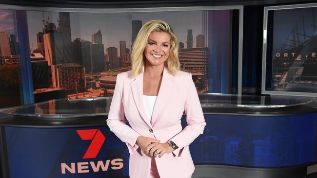 Channel 7 newsreaders Rebecca Maddern. Picture: Josie Hayden.