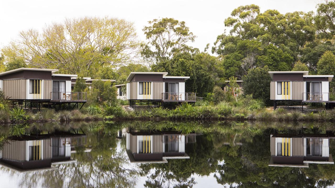 Elements of Byron, positioned right next to Belongil Beach, is a haven in the middle of rainforest and tea tree creeks, lakes and ponds.