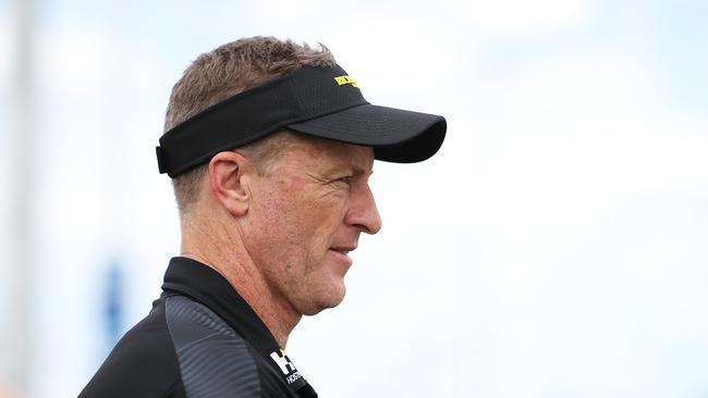 Richmond fans wanted Damien Hardwick’s head prior to the premiership win. Picture: Jack Thomas/Getty Images.