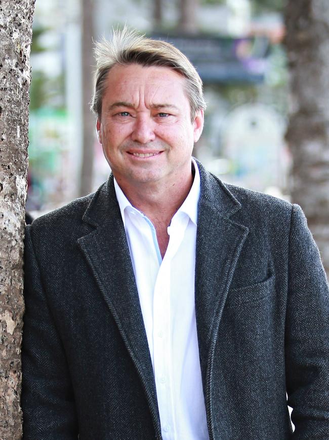 Northern Beaches councillor Stuart Sprott at Manly Beach. Picture: Adam Yip