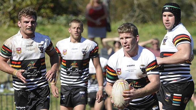 Alex Moore in action for Berkeley Vale.