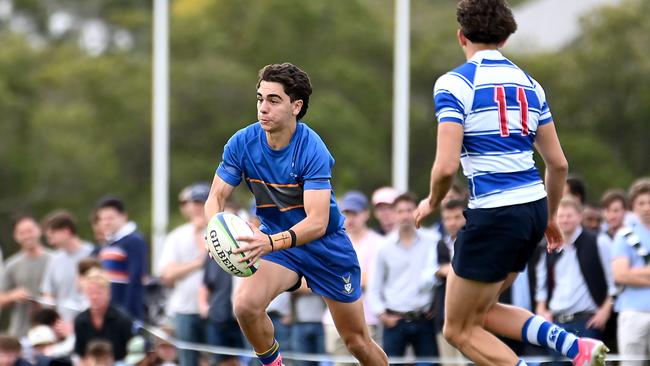 Will Bloxham. GPS First XV rugby between Churchie and Nudgee College. Saturday July 27, 2024. Picture, John Gass