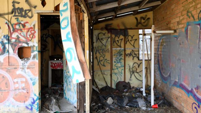 An empty Highett home was overrun by squatters and drug users.