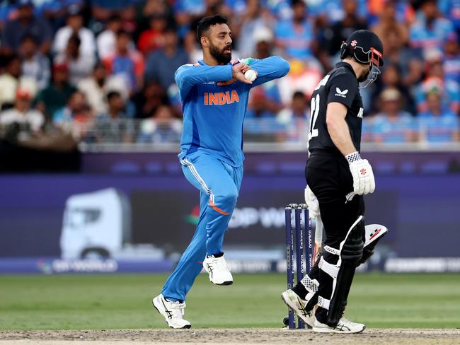 Indian spinner Varun Chakravarthy ran through New Zealand. Picture: Getty