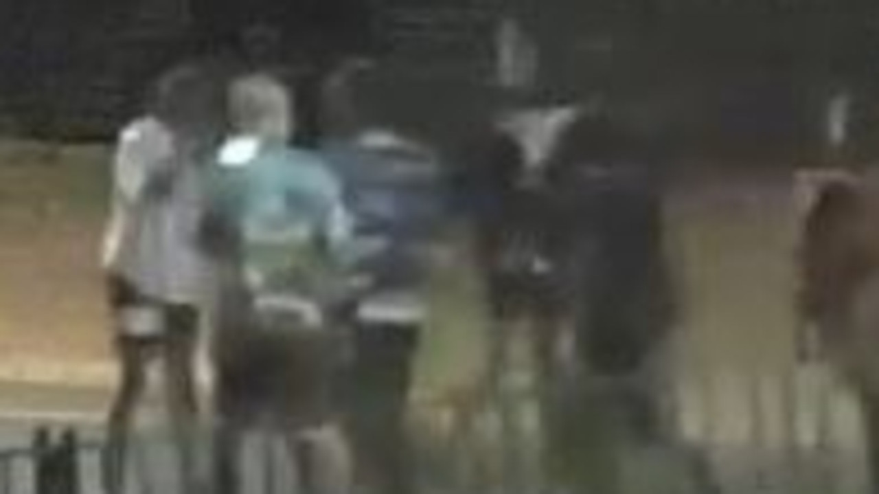 WATCH: Youths stomp, kick in wild street brawl at Qld crime capital