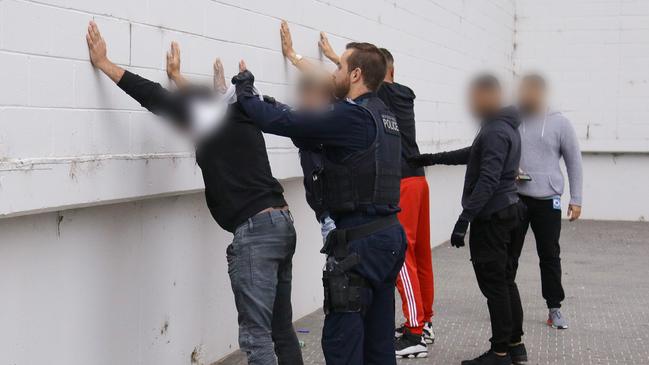 The police operation in Parramatta CBD. Picture: NSW Police