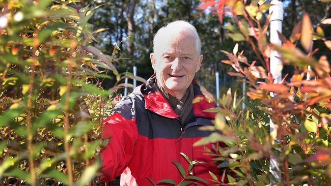 Cr Ruddock at Hornsby Plant Nursery.