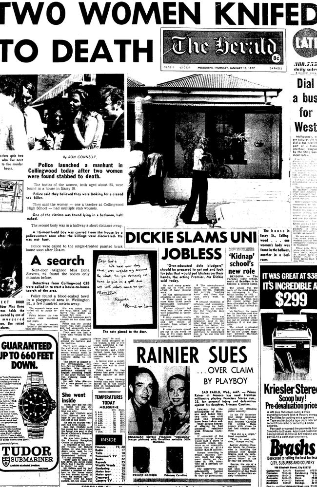 Front page of The Herald, 13th February 1977.