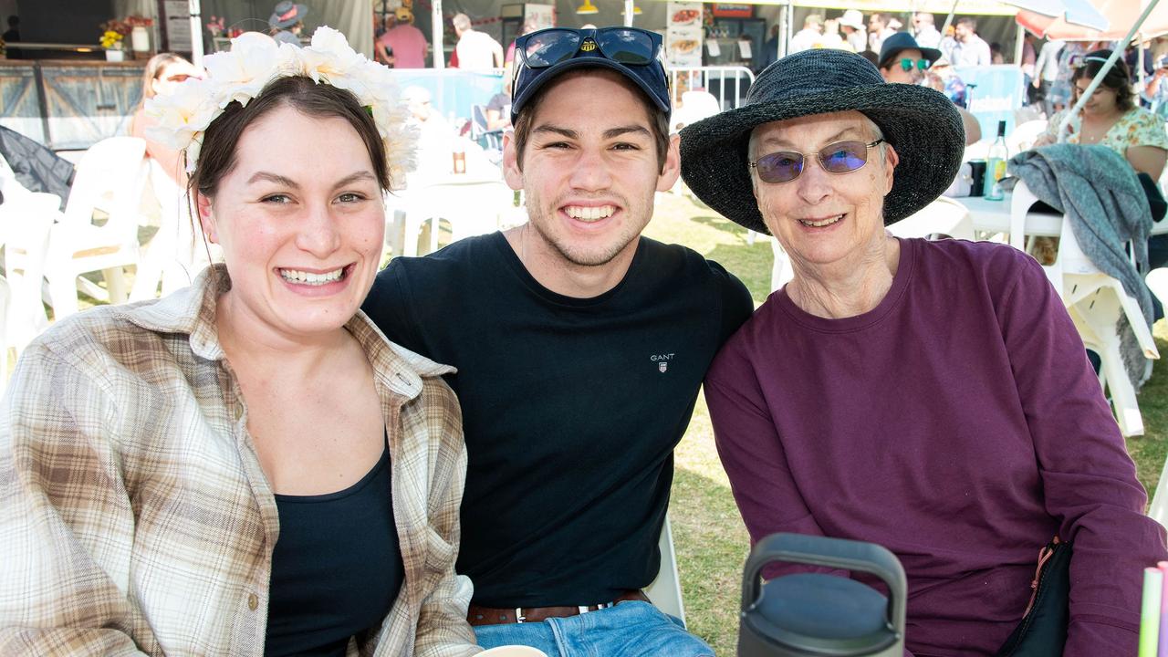 Ada and Sam Harrison with June Lee.Festival of Food &amp; Wine.Sunday September 10th, 2023