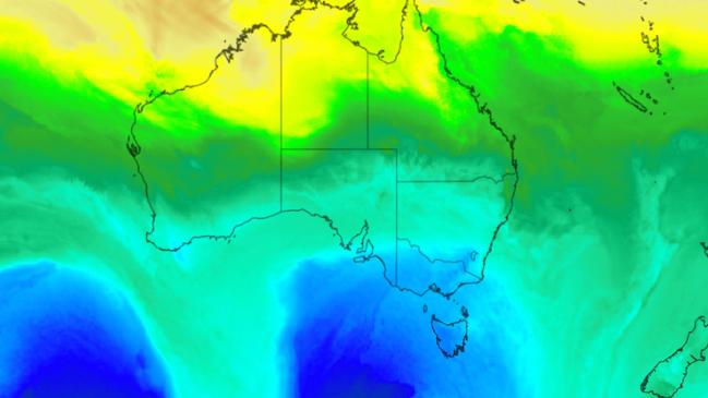 Cold fronts forecast to move over country on Sunday and Monday. Picture: WeatherZone