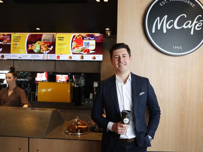 19/7/23: McDonalds Australia boss Antoni Martinez at Castle Hill McDonaldÃ¢â¬â¢s in Sydney. John Feder/The Australian.