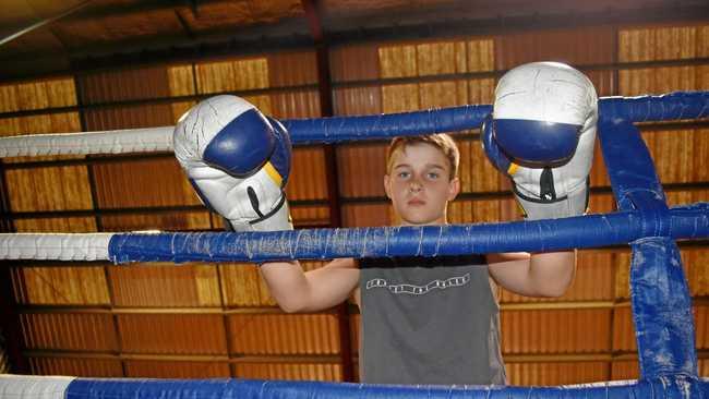 FIGHT NIGHT: Judd Alderton is ready to hit the ring in tomorrow's second annual Fight Night at Dalby PCYC. Picture: Meg Gannon