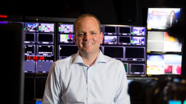 Channel 9 chief finacial officer Greg Barnes at Nine headquarters in Artarmon. Ryan Osland/The Australian