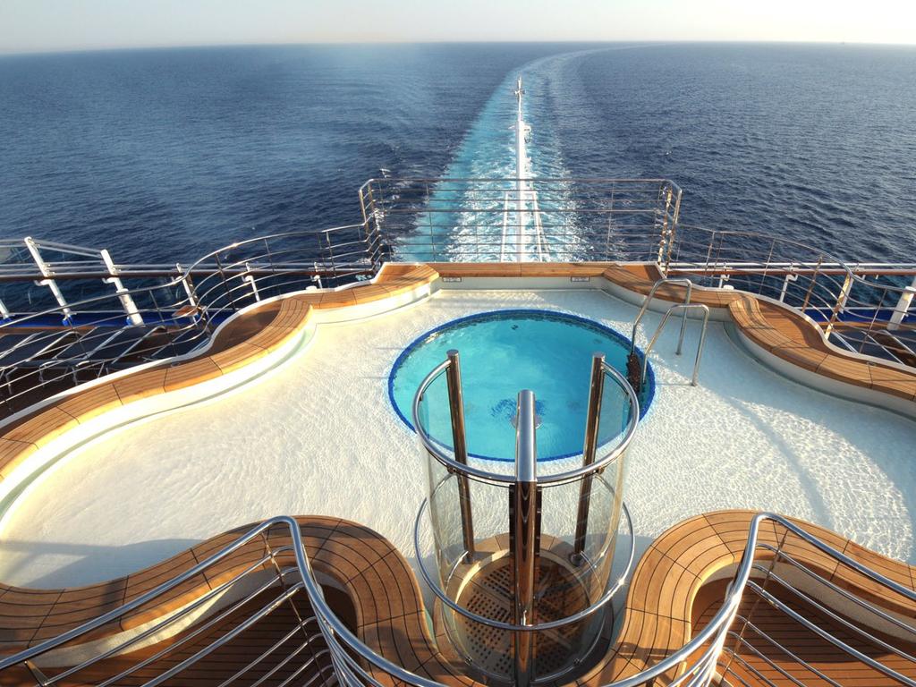 Pool Terrace, Regal Princess cruise ship Image supplied by Princess Cruises