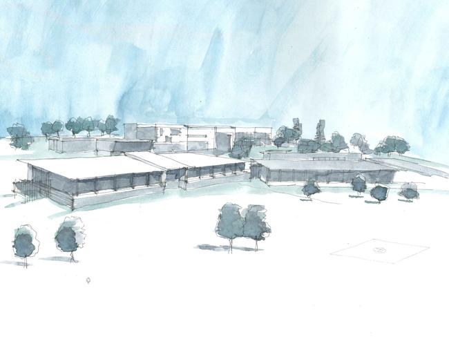 Early artist impressions of a 10-bed palliative care unit at Mona Vale Hospital.