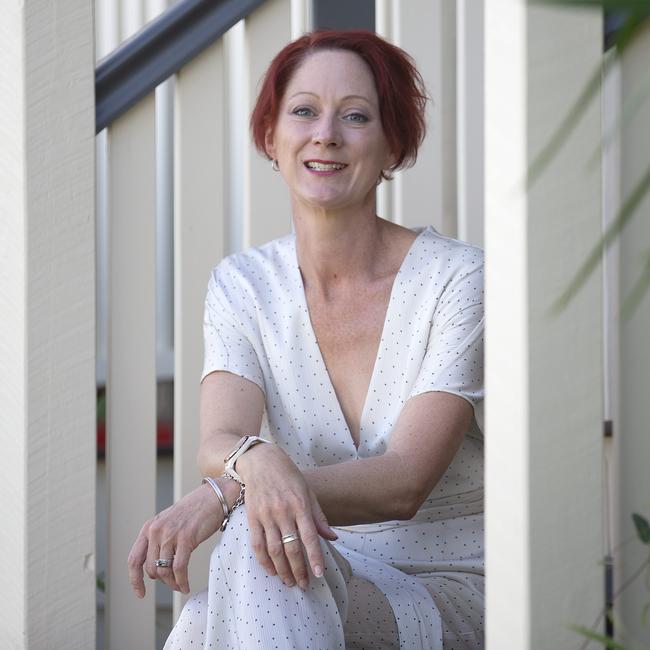 Samantha Cook-Bateman at her home in Brighton. Picture: AAP/Sarah Marshall