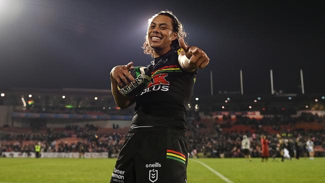 Jarome Luai is firming for an Origin gig. Picture: Grant Trouville