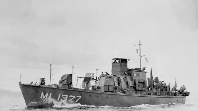 An HDML in Hobart in 1944. Courtesy Australian War Memorial P301824