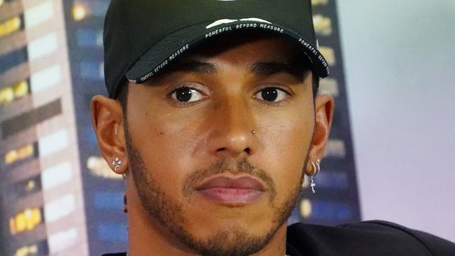 Lewis Hamilton earlier expressed surprise that the event had not been isolated. Picture: AAP Image/Scott Barbour