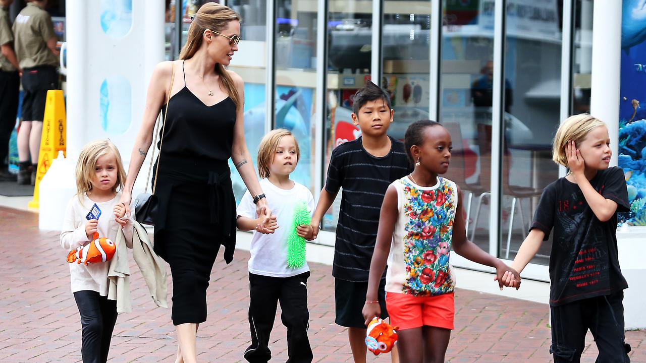 Jolie and Pitt have six children now aged from 19 to 12. Picture: Getty Images.