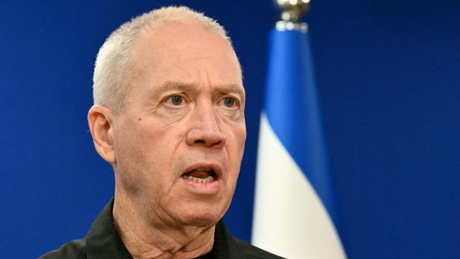 'The State of Israel will know what to do,' said Israeli Defence Minister Yoav Gallant. Picture: AFP