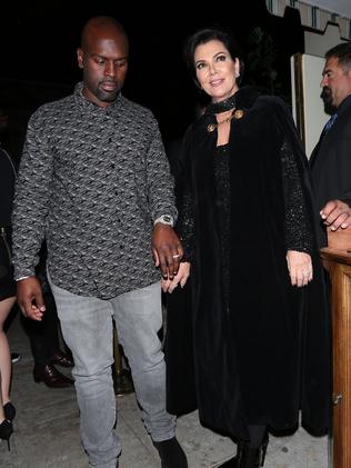 Kris Jenner and Corey Gamble leave the Delilah club. Picture: Photographer Group/Splash News