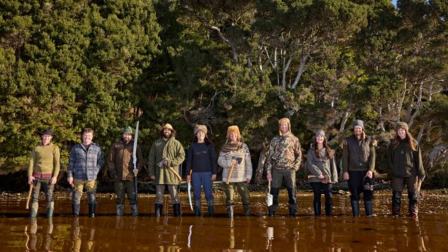 Alone Australia season three contestants – Ceilidh, Muzza, Tom, Matt, Corinne, Yonke, Ben, Karla, Shay and Eva. Picture: Narelle Portanier