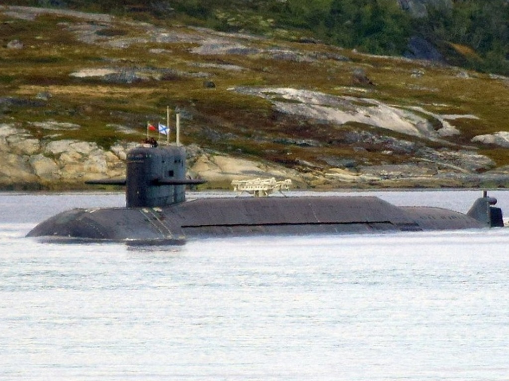 The Russian ‘mothership’ submarine Podmoskovye. Picture: Reddit / via PainStorm14